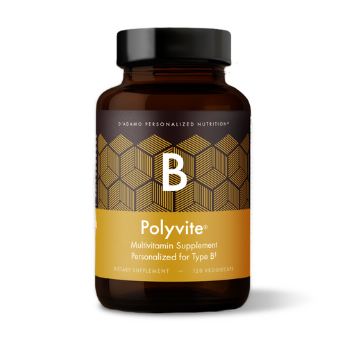 D’Adamo Personalized Nutrition® - Polyvite - Polyvite - Personalized Multivitamin (Blood Type B)