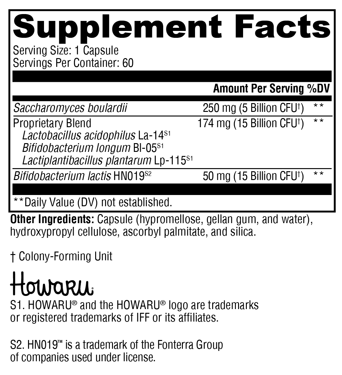 XYMOGEN ProbioMax® Sb DF 60 Capsules