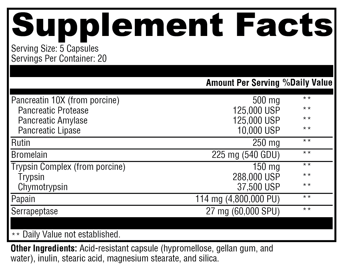 XYMOGEN ProteoXyme™ 100 Capsules