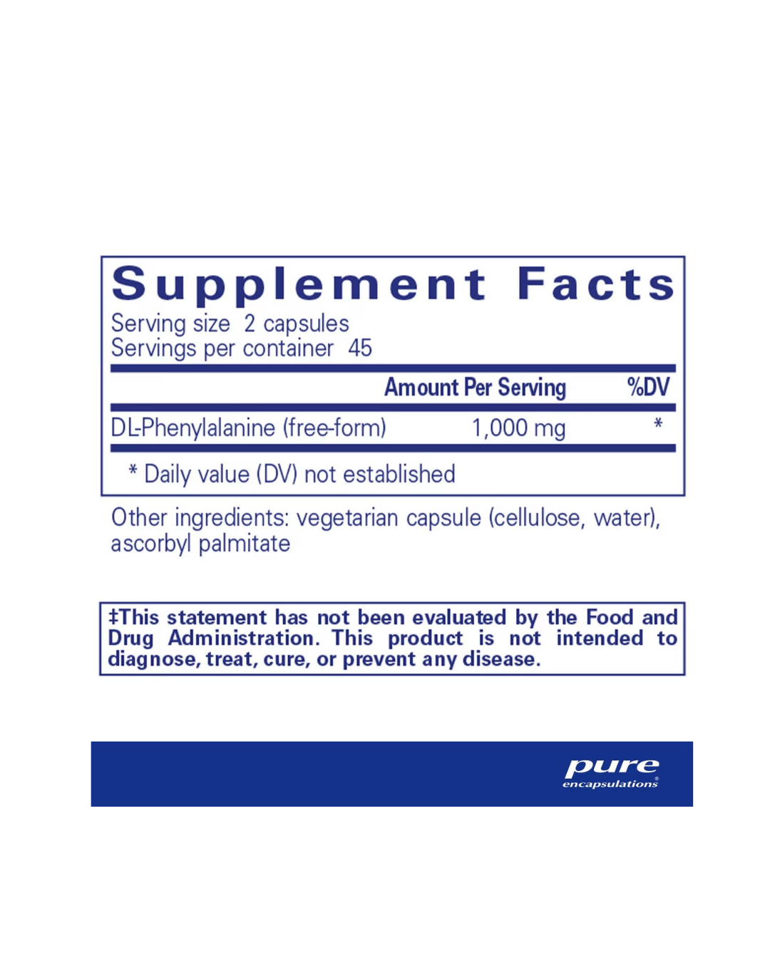 Pure Encapsulations DopaPlus bottle showing supplement packaging and branding