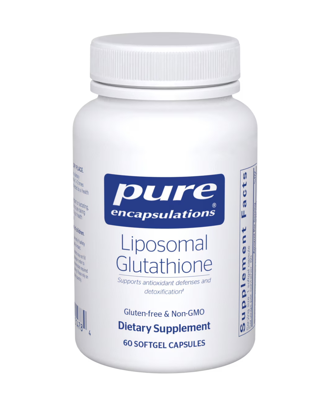 Pure Encapsulations EPA/DHA with Lemon label showing supplement facts and usage information