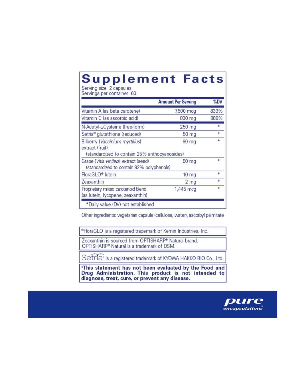 Pure Encapsulations Macular Support Formula‡