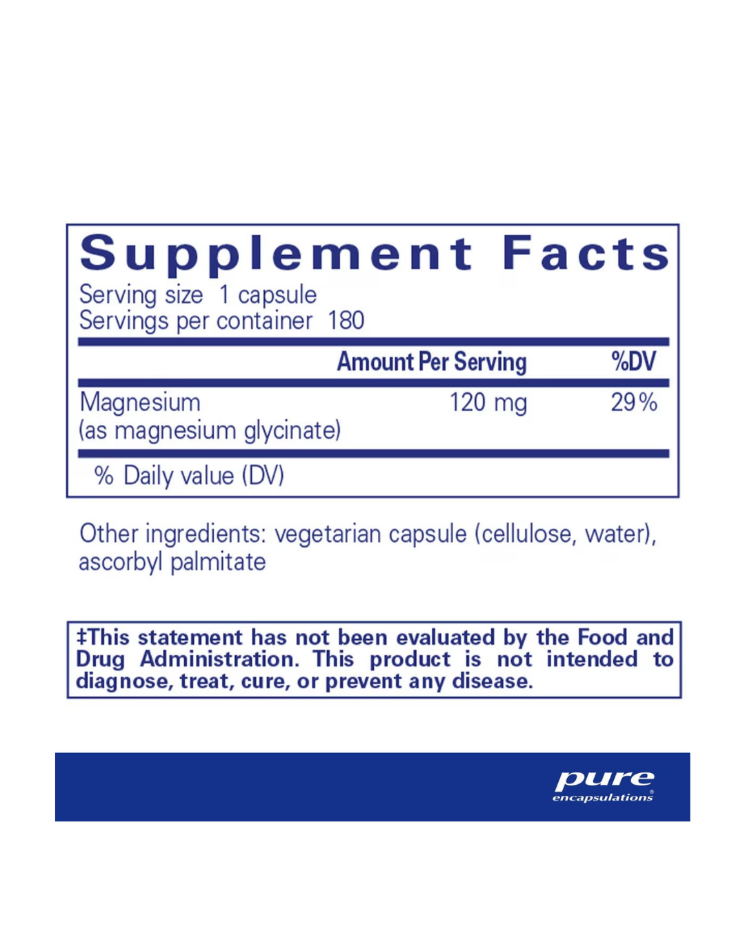 Pure Encapsulations Magnesium Glycinate