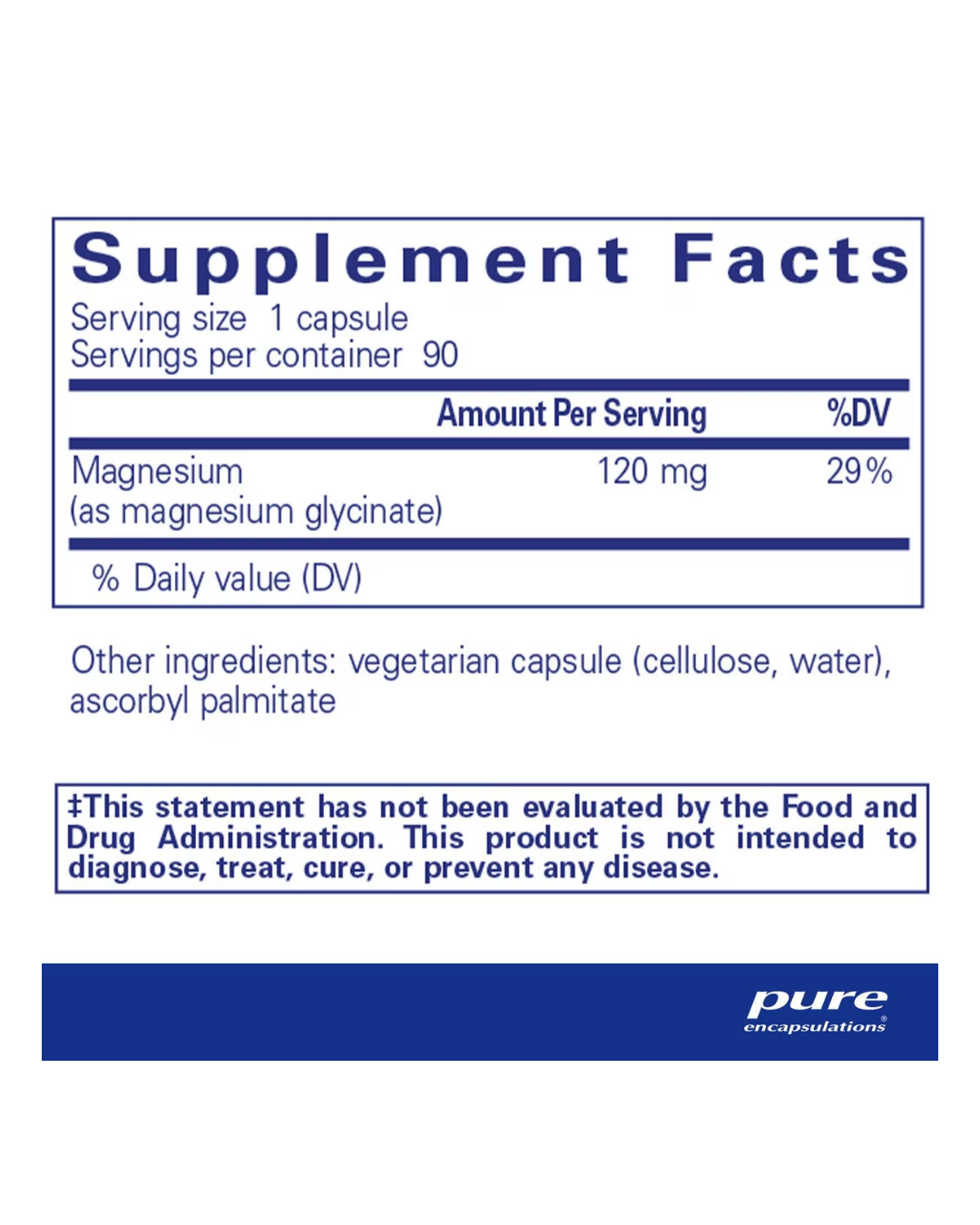 Pure Encapsulations Magnesium Glycinate