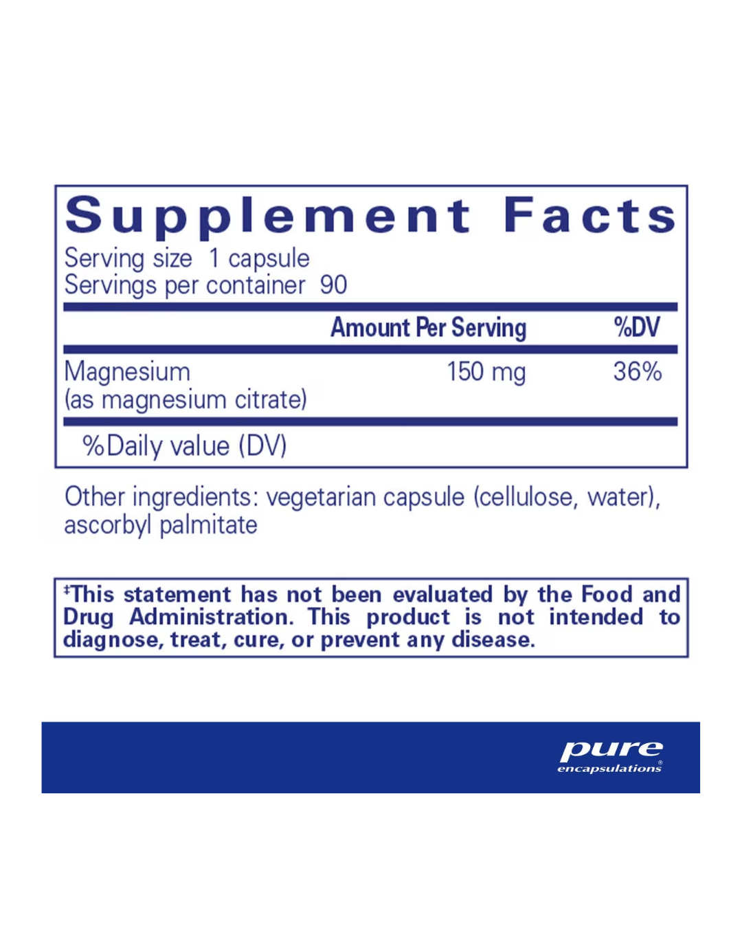 Pure Encapsulations Magnesium (citrate)
