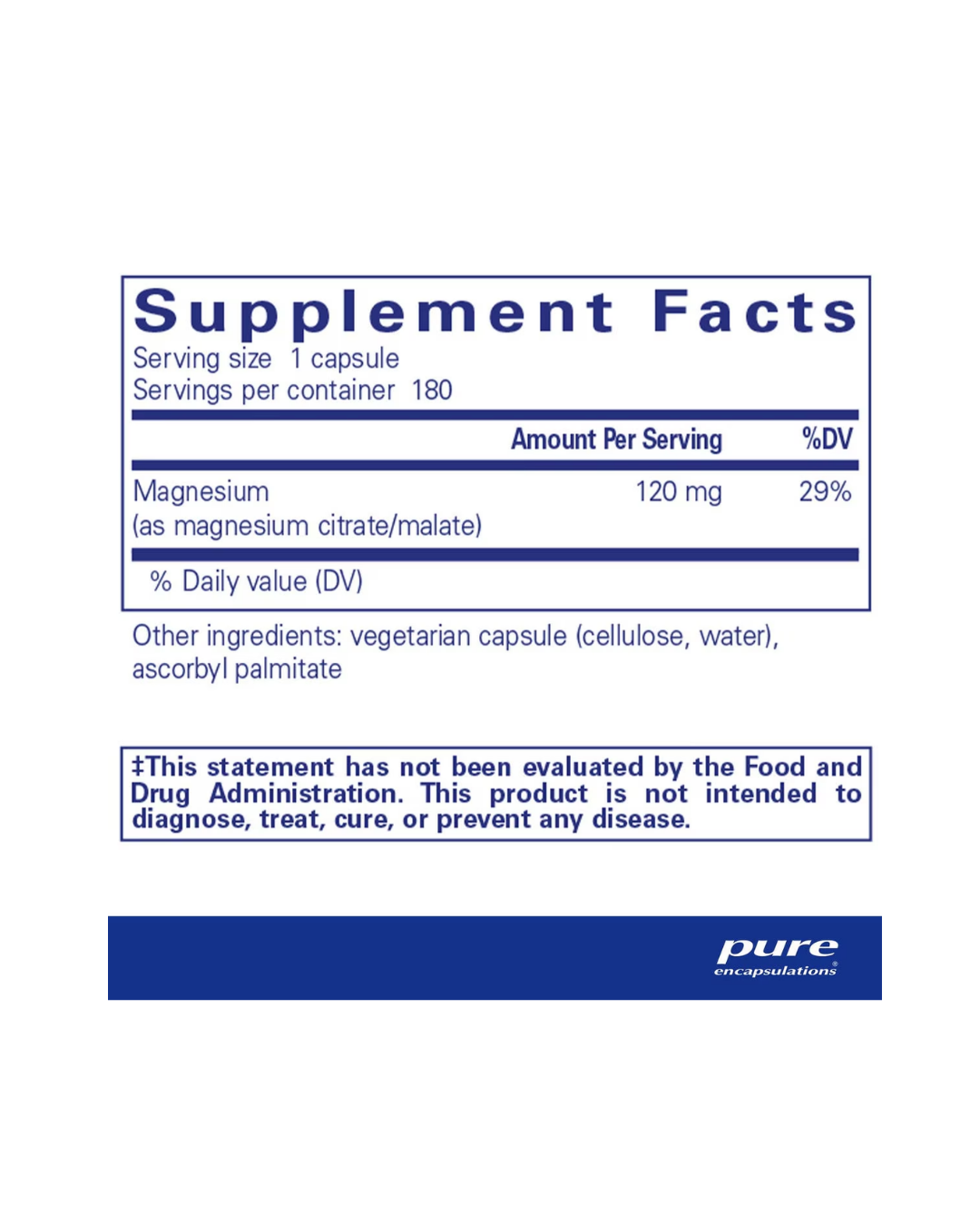 Pure Encapsulations Magnesium (citrate)