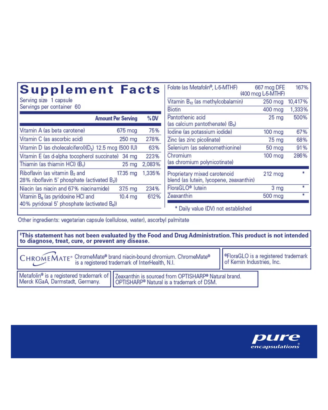 Pure Encapsulations Multi t/d