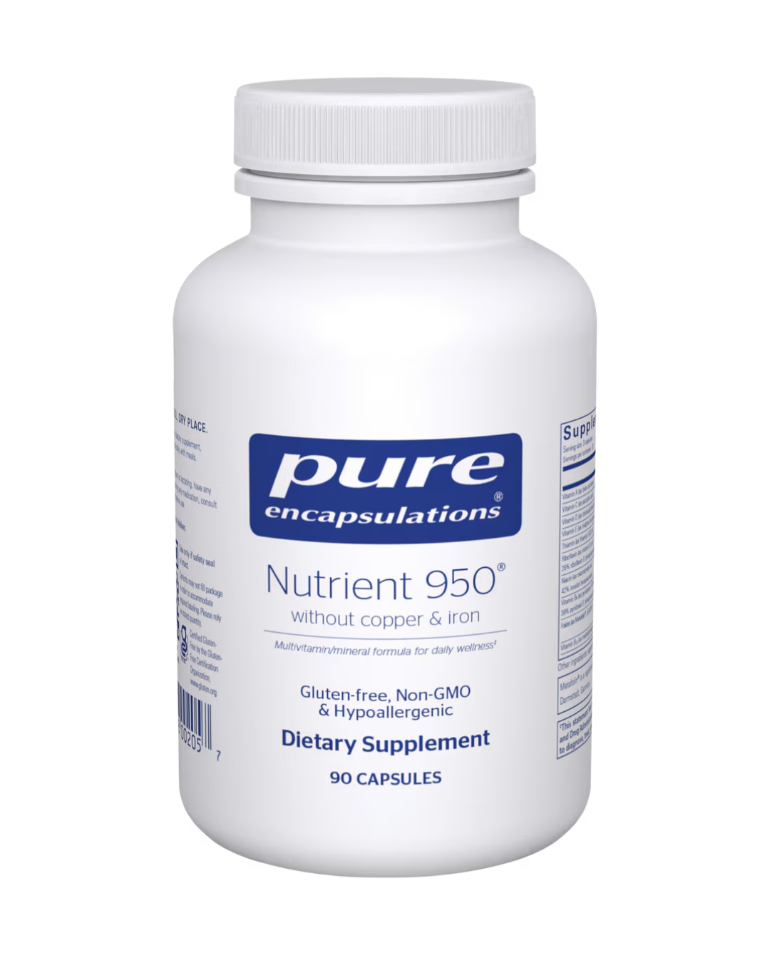 Pure Encapsulations Nutrient 950® without Copper & Iron