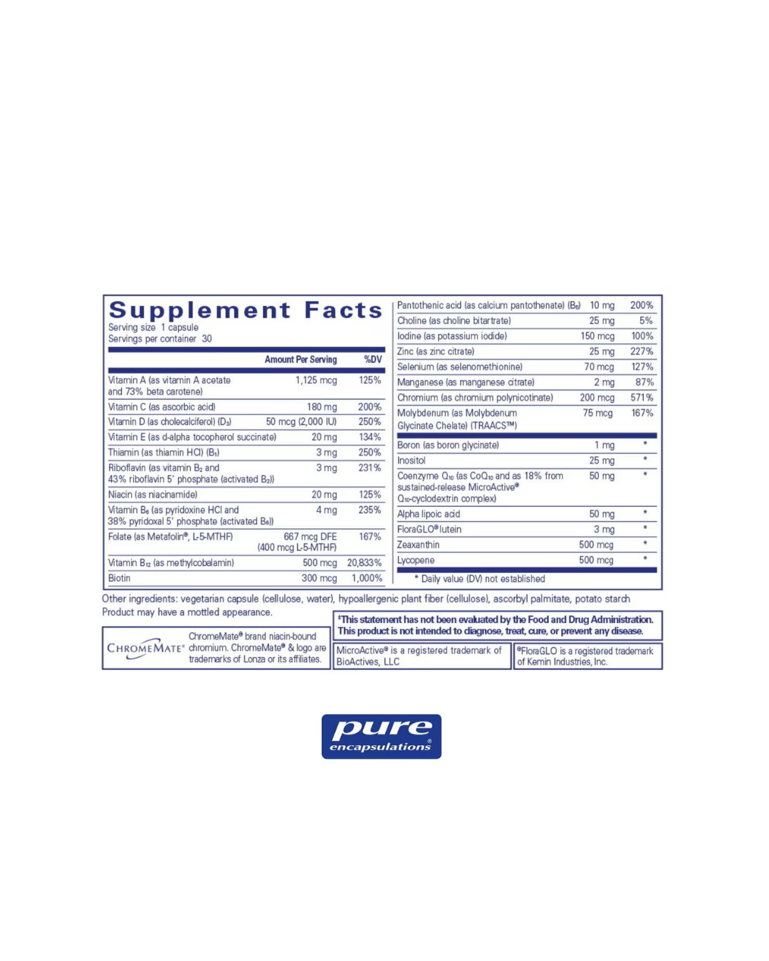 Pure Encapsulations O.N.E.™ Multivitamin