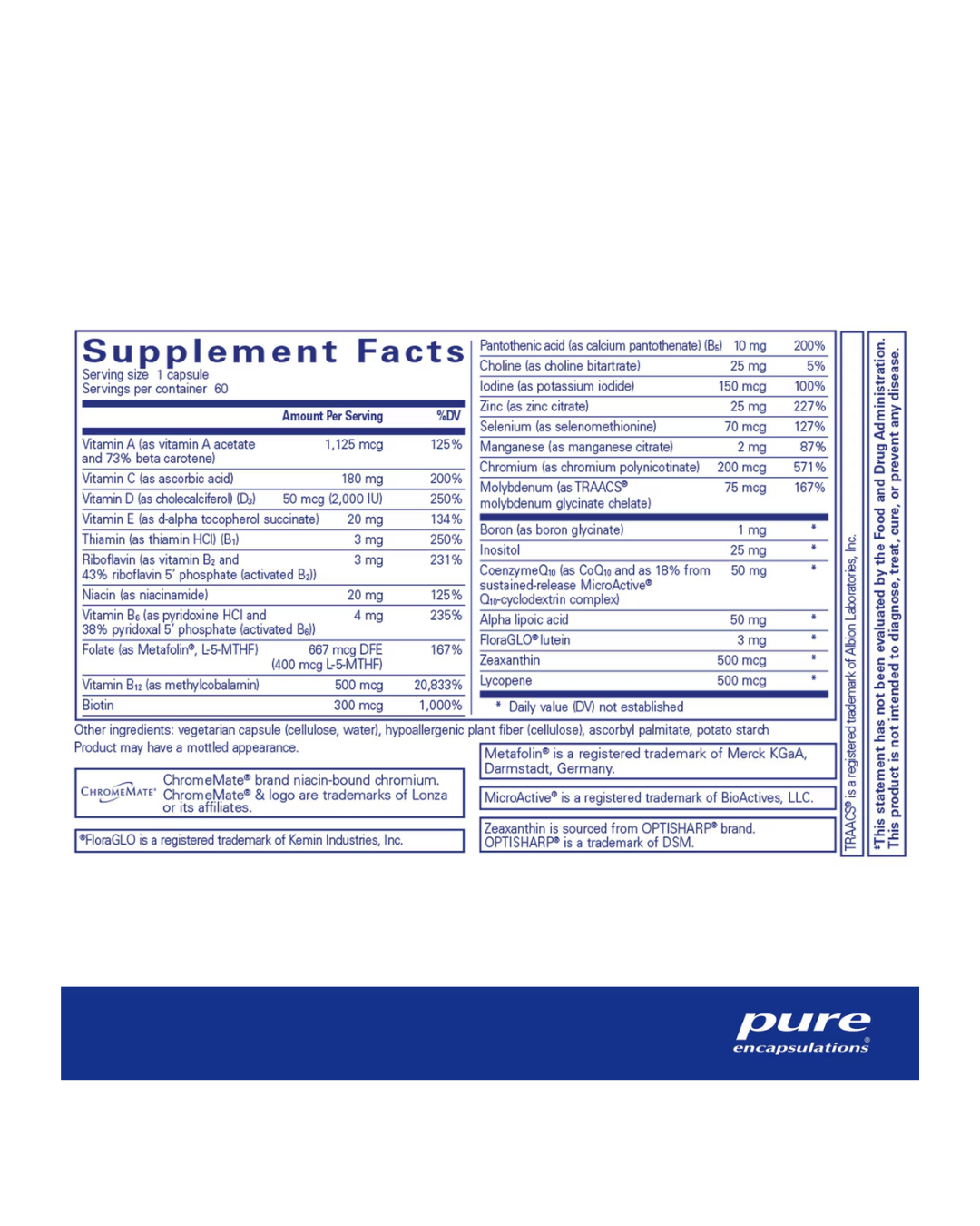 Pure Encapsulations O.N.E.™ Multivitamin