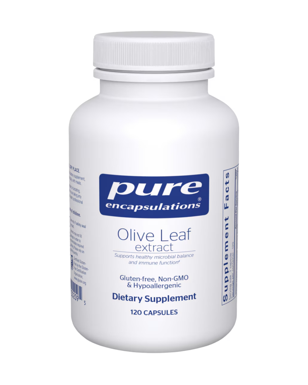 Pure Encapsulations Olive Leaf extract supports immune and antioxidant health