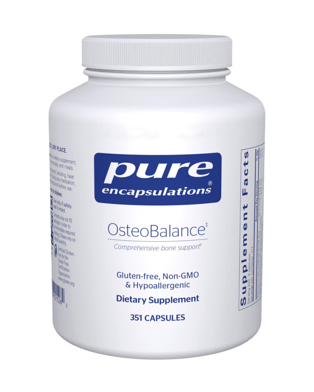 Pure Encapsulations OsteoBalance supports healthy bones and mineral balance