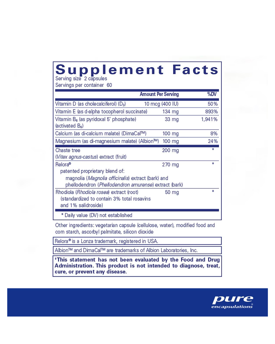 Pure Encapsulations PMS Essentials