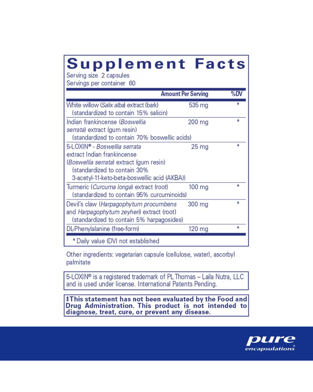 Pure Encapsulations Phyto UltraComfort supplement packaging bottle image
