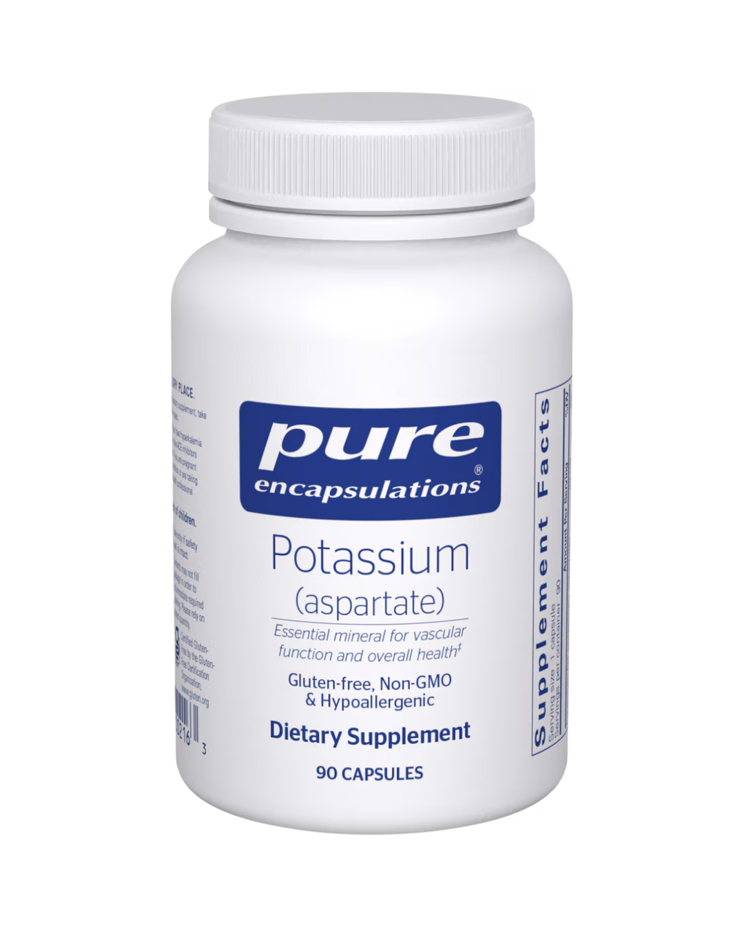 Pure Encapsulations Potassium (aspartate) 90's