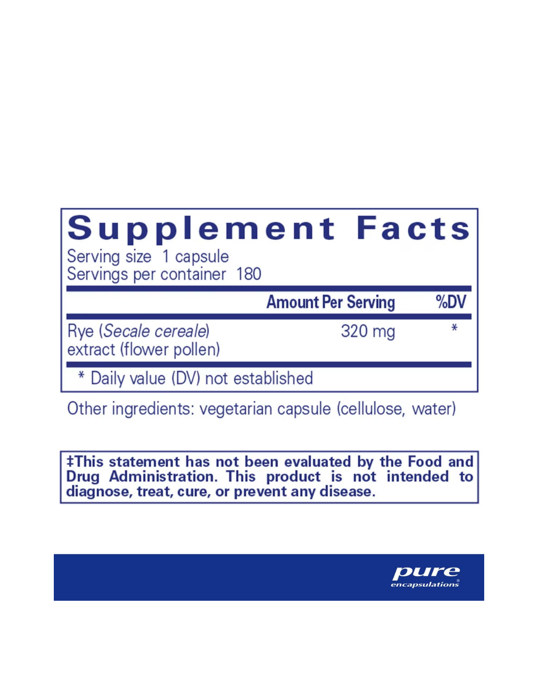Pure Encapsulations ProstaFlo supplement bottle front label