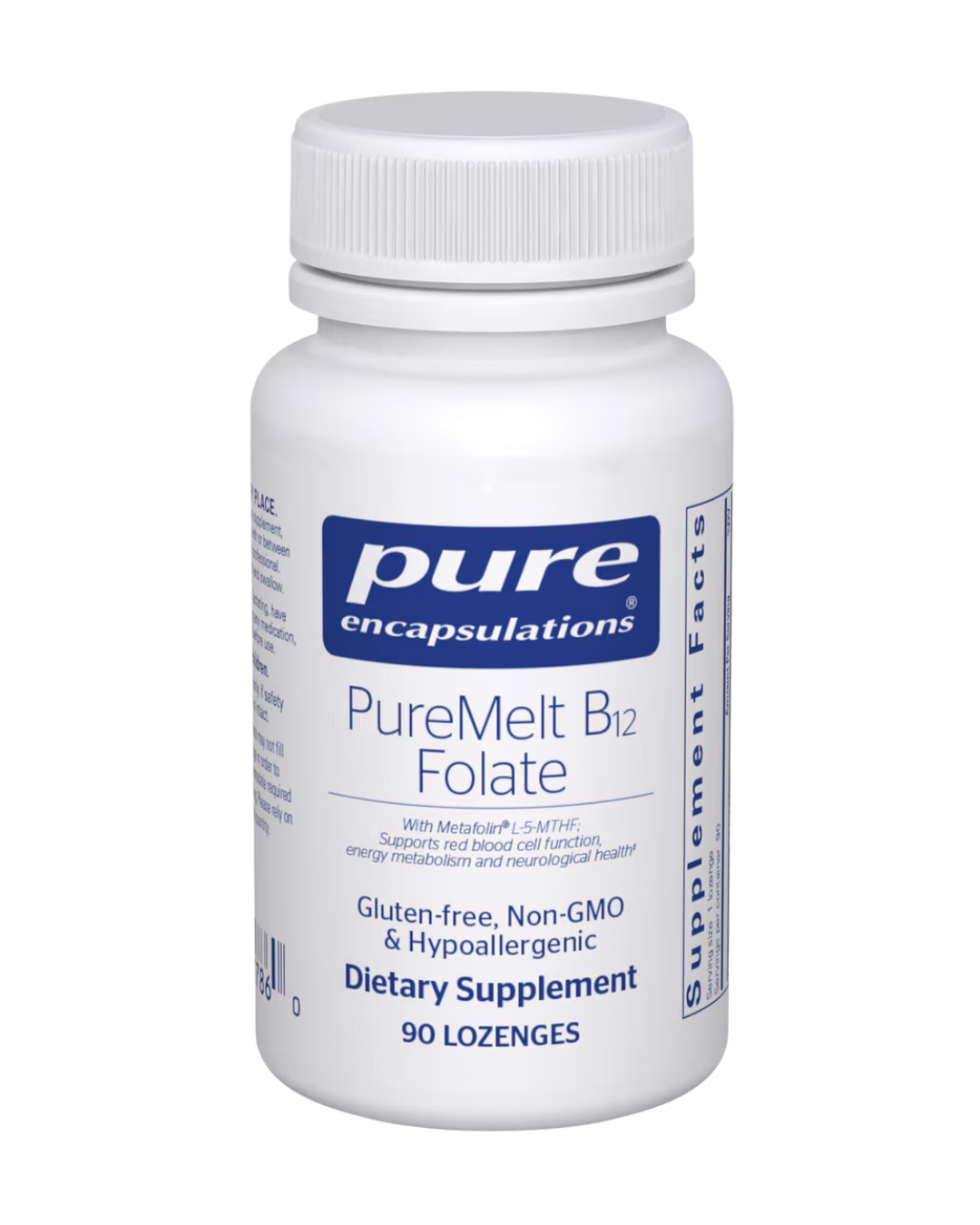 Pure Encapsulations PureMelt B12 Folate 90's