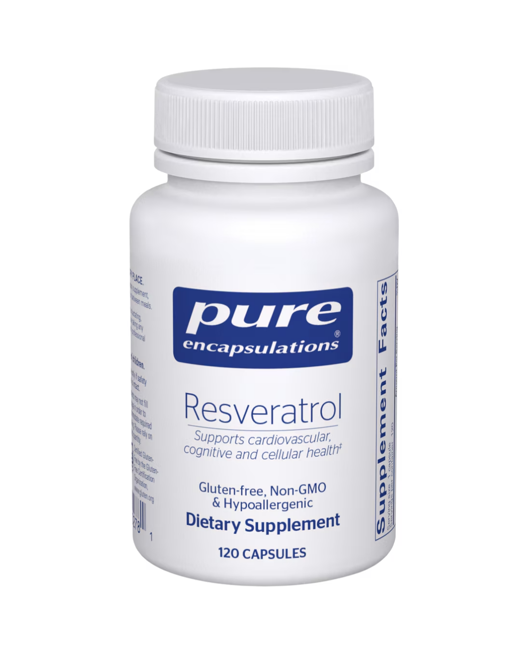 Pure Encapsulations Resveratrol supports antioxidant activity and heart health support