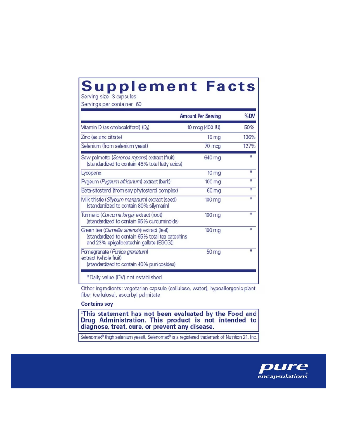 Pure Encapsulations SP Ultimate supplement packaging and bottle design