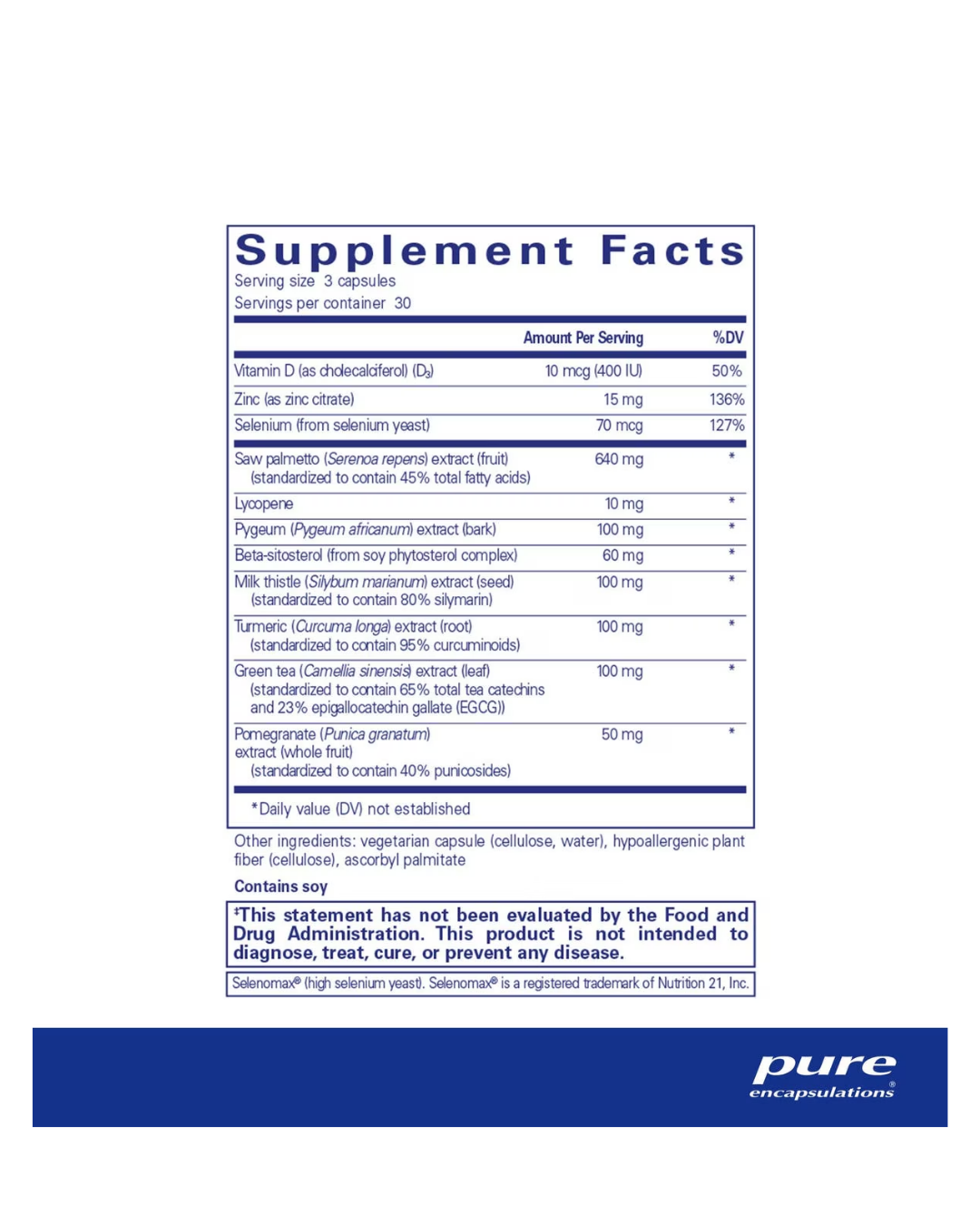 Pure Encapsulations SP Ultimate supplement packaging and bottle design