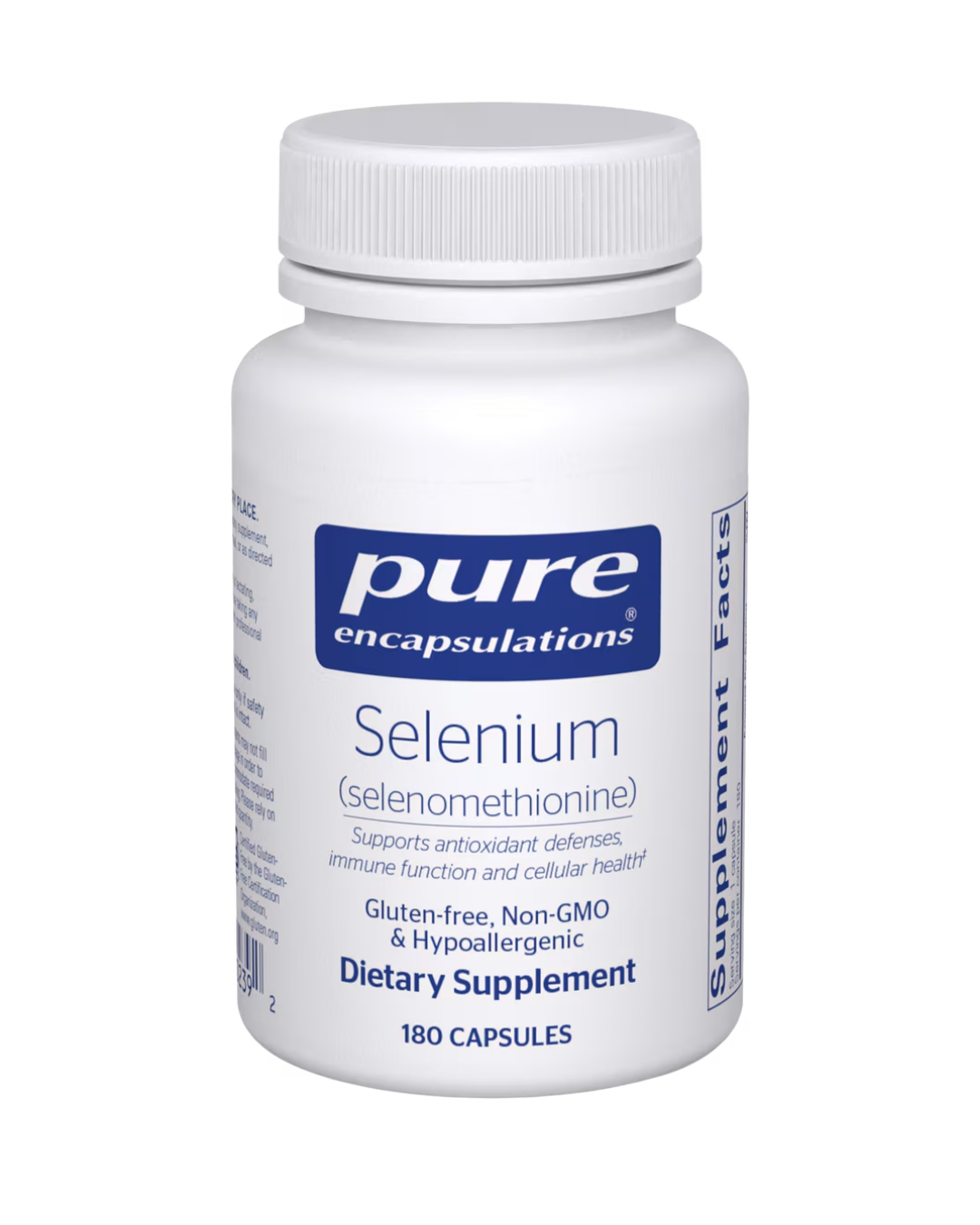 Pure Encapsulations Selenium (selenomethionine) supports thyroid and immune system health