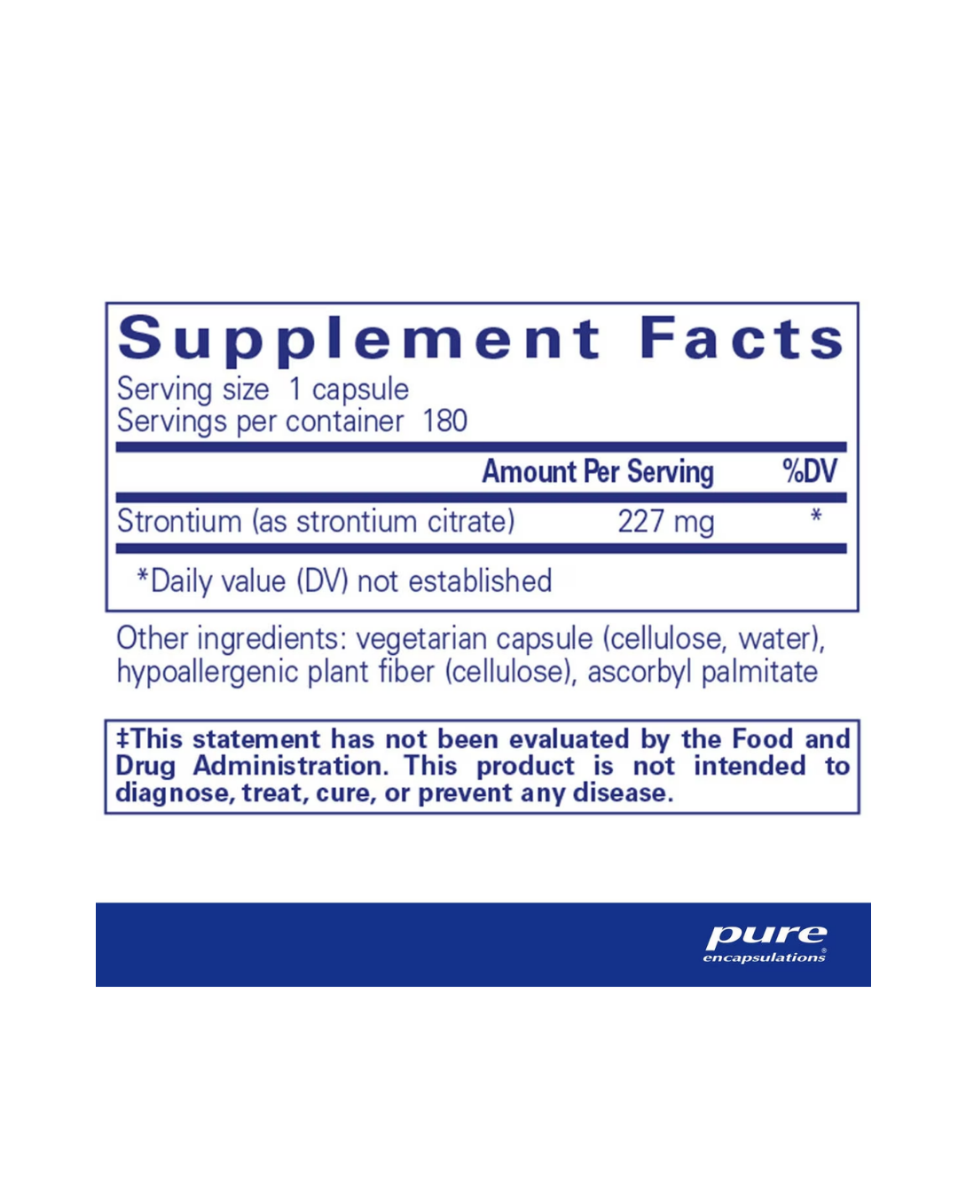 Pure Encapsulations SR-CoQ10 with PQQ 60 capsules label showing supplement facts and usage information
