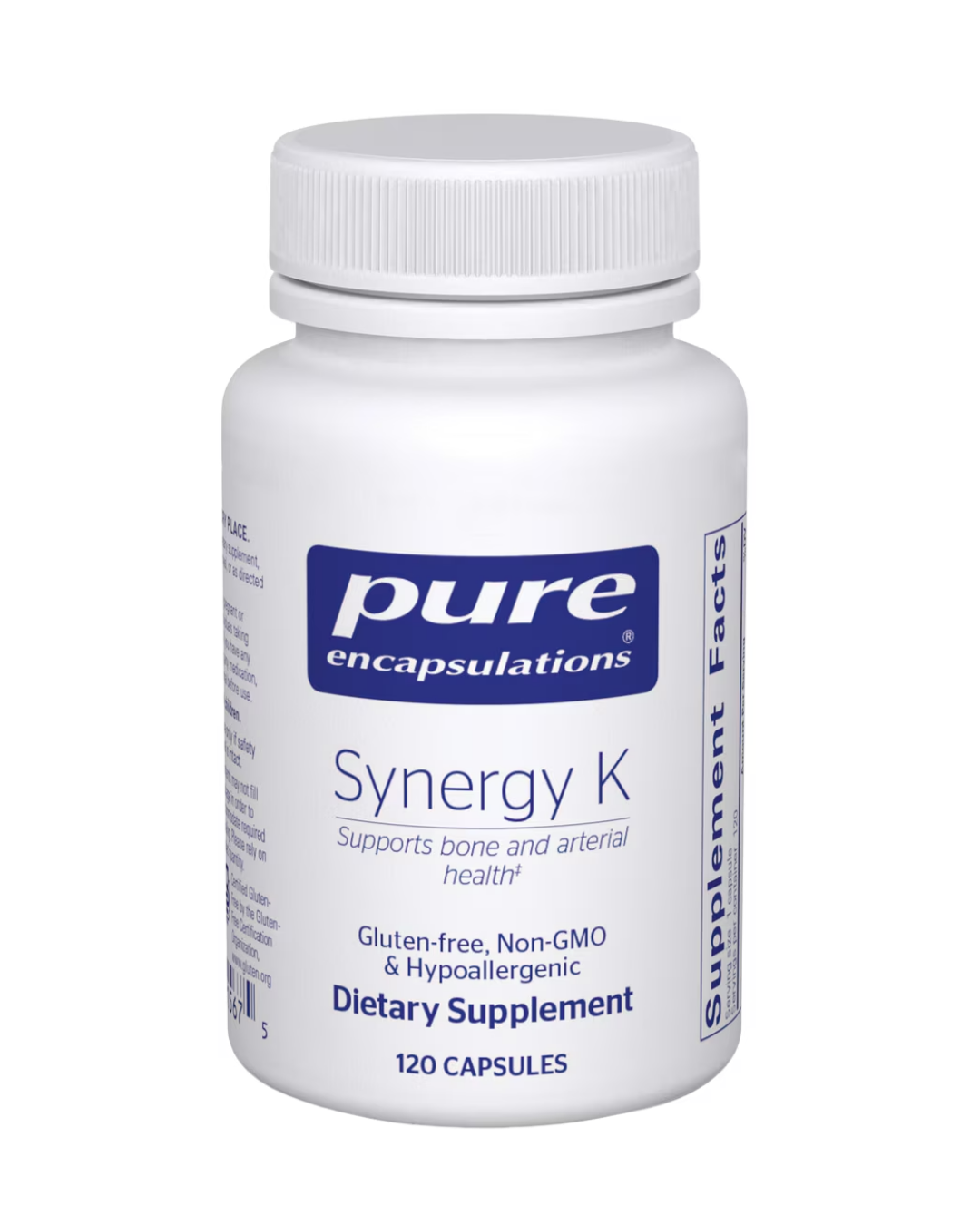 Pure Encapsulations Synergy K supports cardiovascular and bone health support