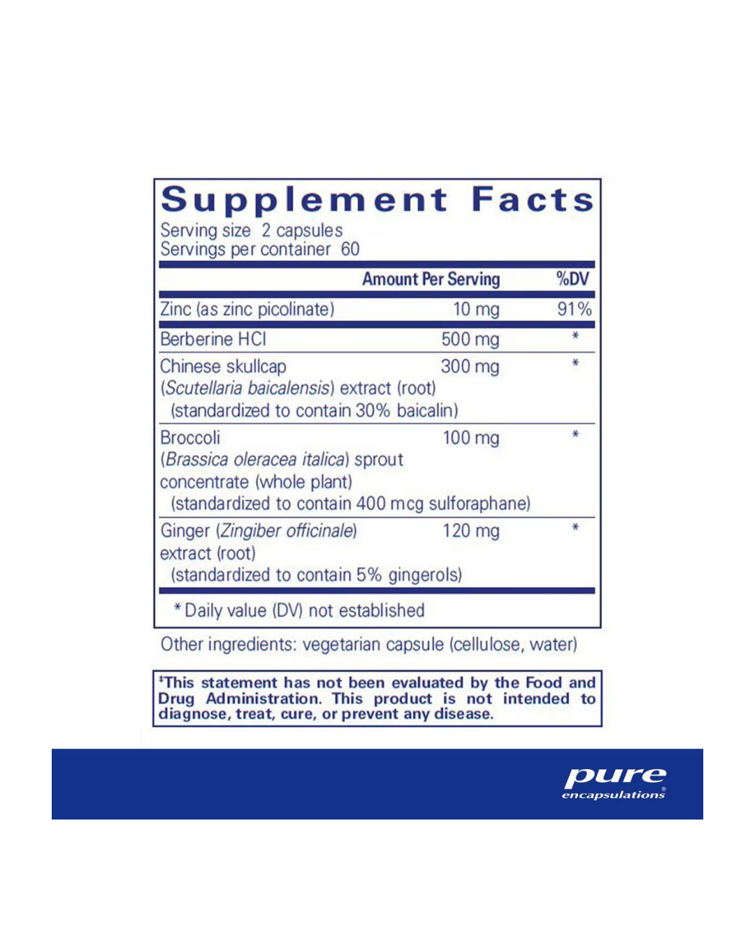 Pure Encapsulations Th1 Support supplement bottle packaging