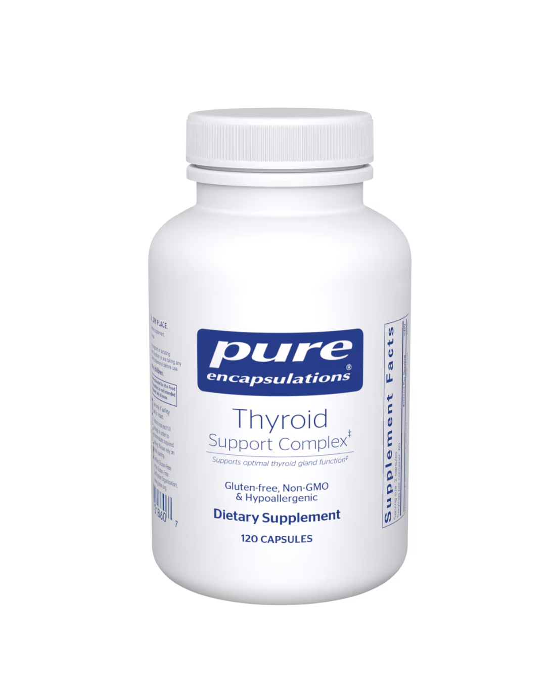 Pure Encapsulations Thyroid Support Complex supports healthy thyroid function and energy balance