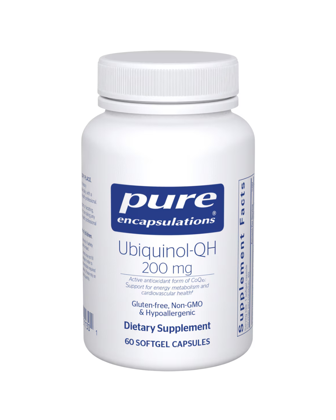 Pure Encapsulations Ubiquinol-QH 200 mg 60's