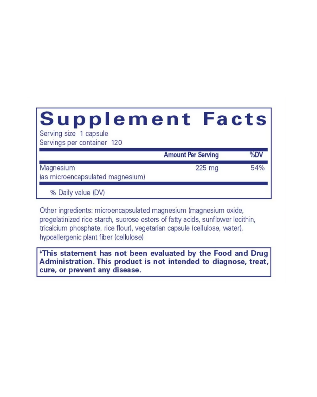 Pure Encapsulations UltraMag Magnesium supplement bottle packaging
