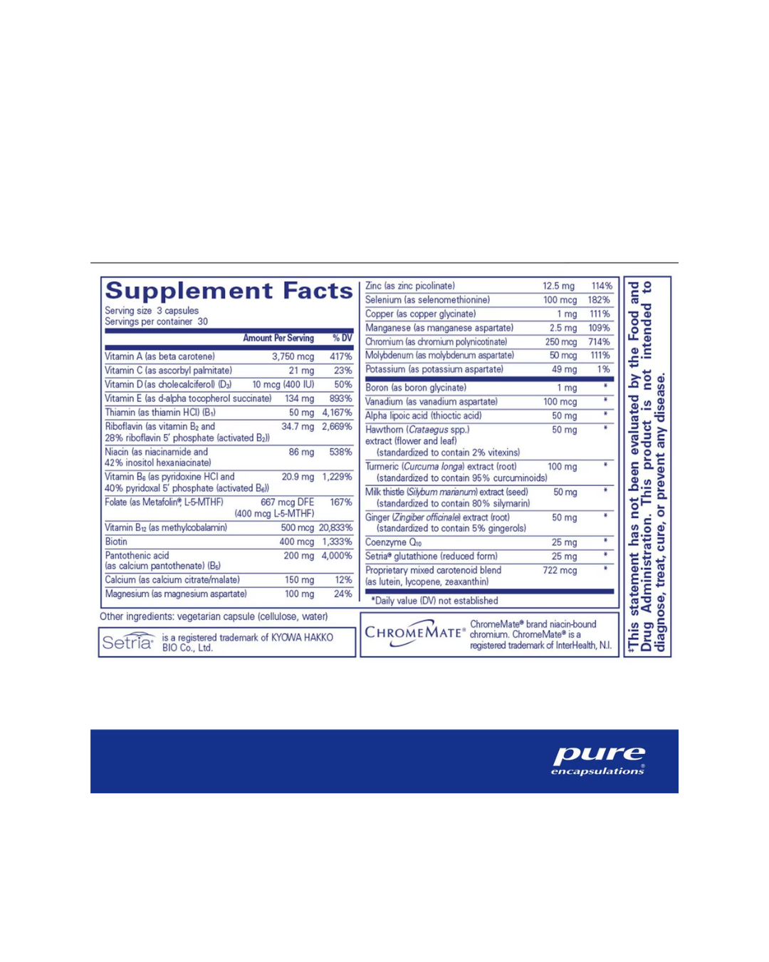 Pure Encapsulations UltraNutrient®