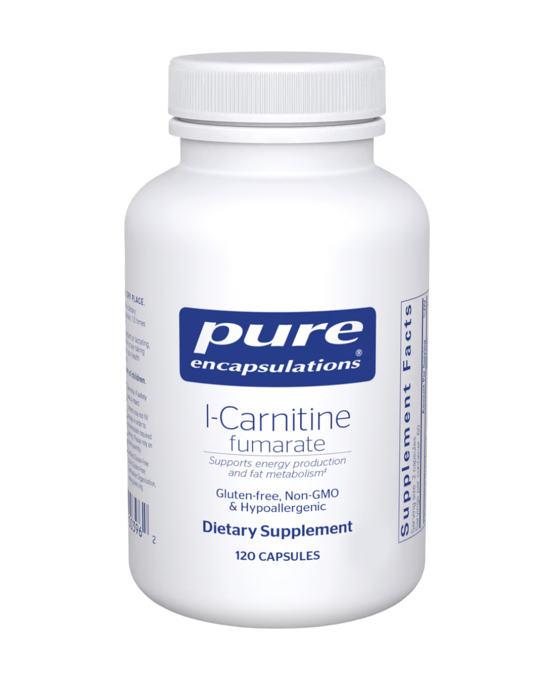 Pure Encapsulations l-Carnitine fumarate 120's
