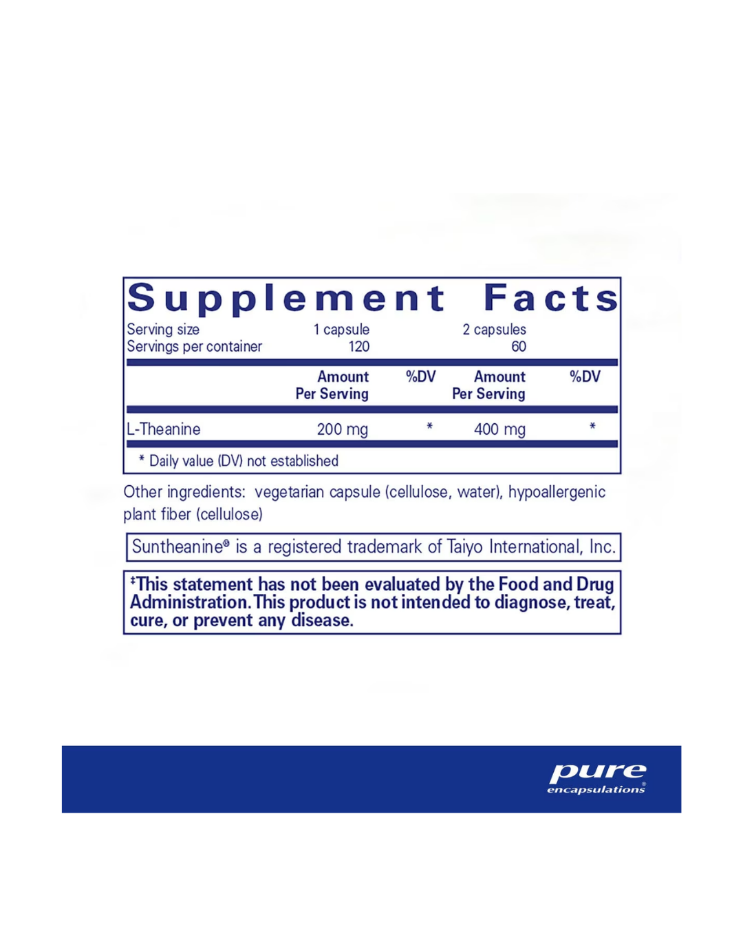 Pure Encapsulations l-Theanine