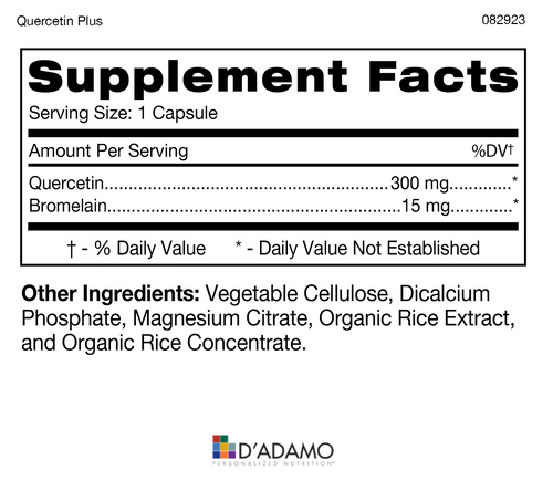 D’Adamo Personalized Nutrition® - Quercetin Plus