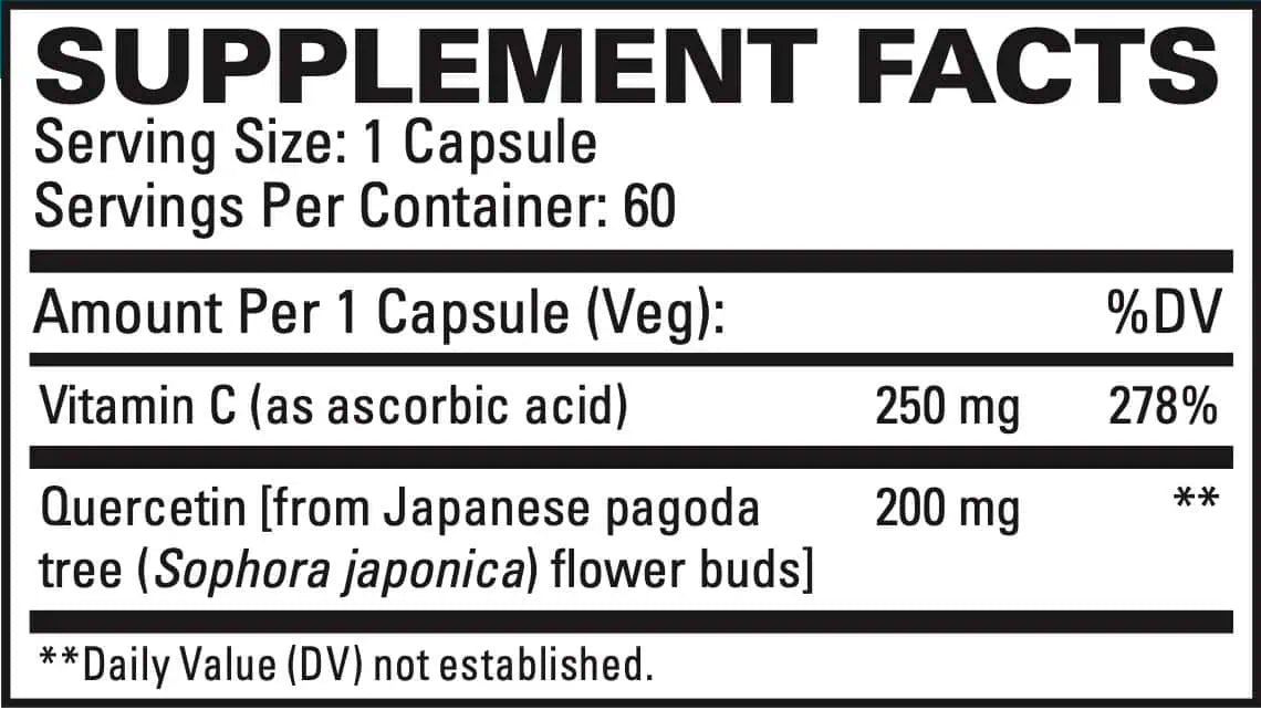 EuroMedica Quercetin plus Vitamin C