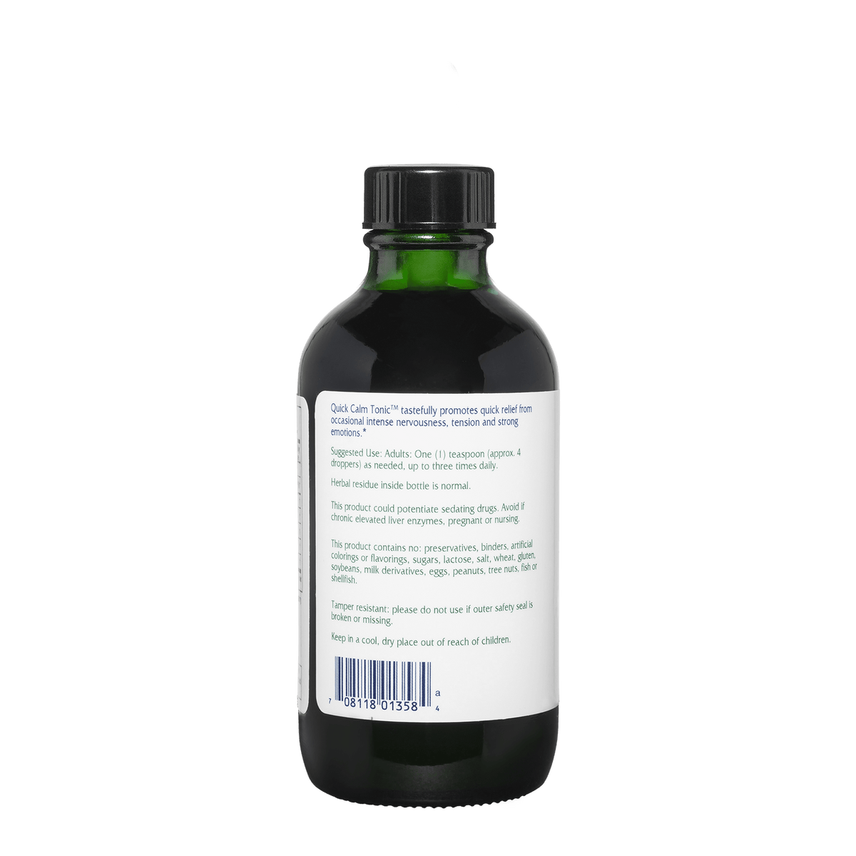 Quick Calm Tonic™ ~ Blackberry Vanilla Quick Relief ~ 4 ounces