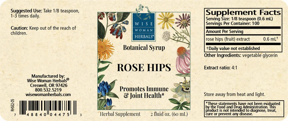 Rose Hips Botanical Syrup (Solid Extract)