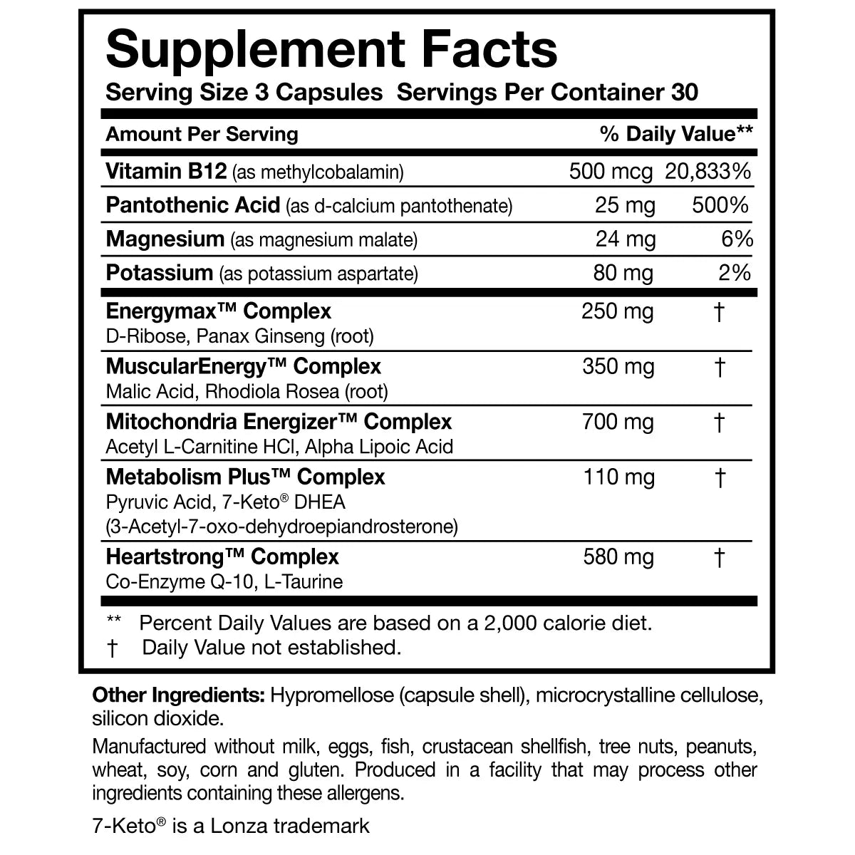 Researched Nutritionals Energy Multi-Plex™