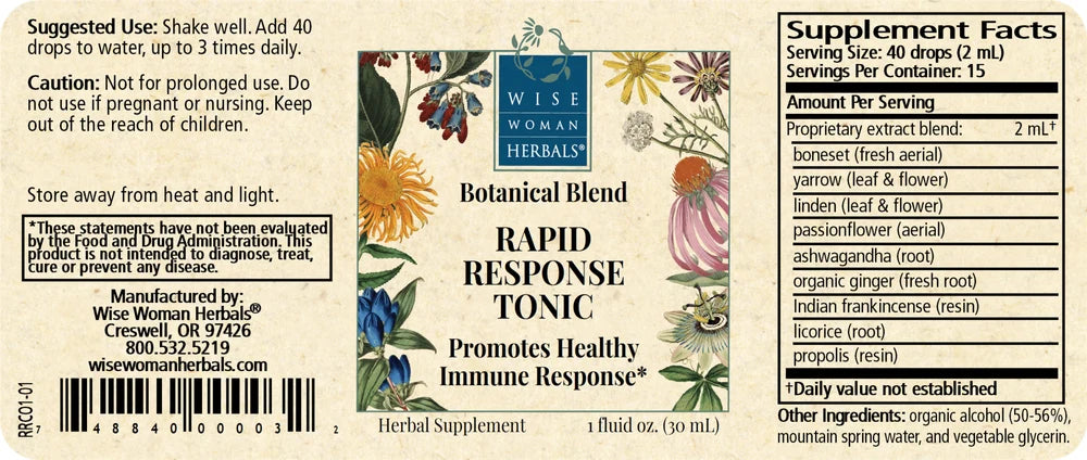 NEW! Rapid Response Tonic