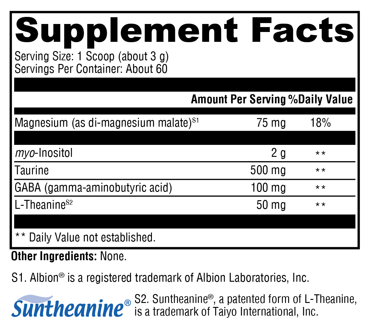 XYMOGEN RelaxMax® Unflavored 60 Servings