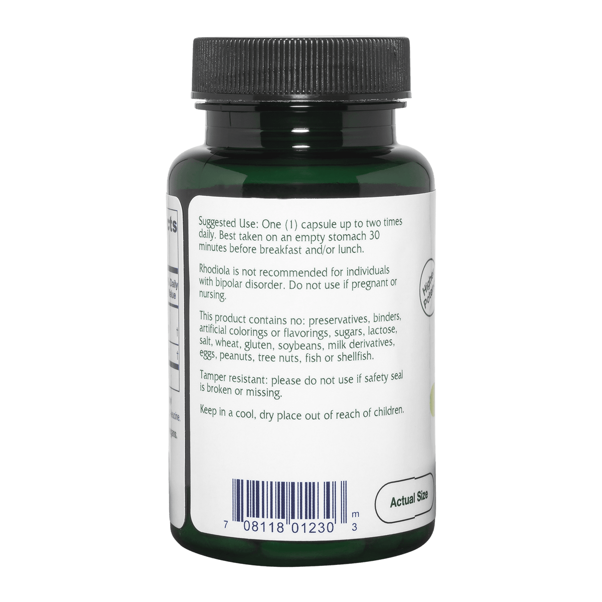 Rhodiola ~ Rhodiola Extract Plus ~ 60 capsules