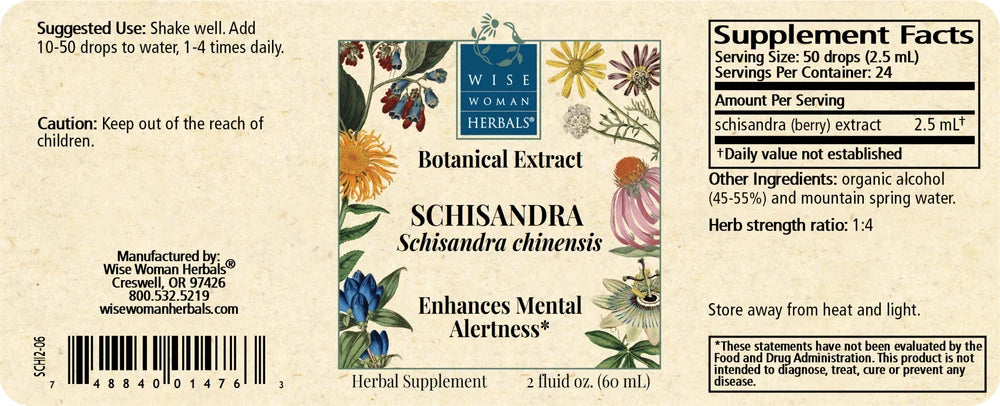 Schisandra, wu wei zi (Schisandra chinensis)