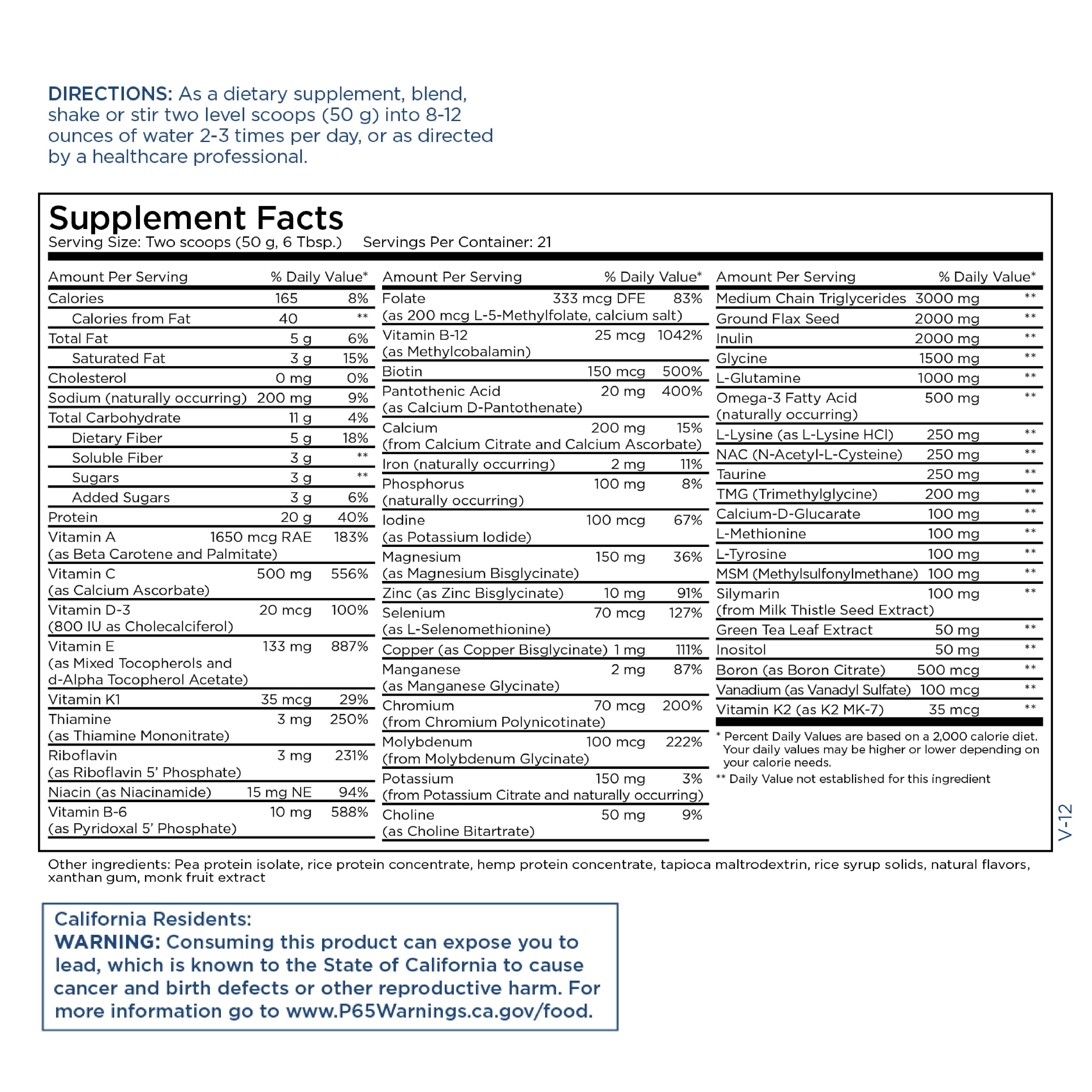 Metabolic Maintenance® - Metabolic Detox® Complete Vanilla
