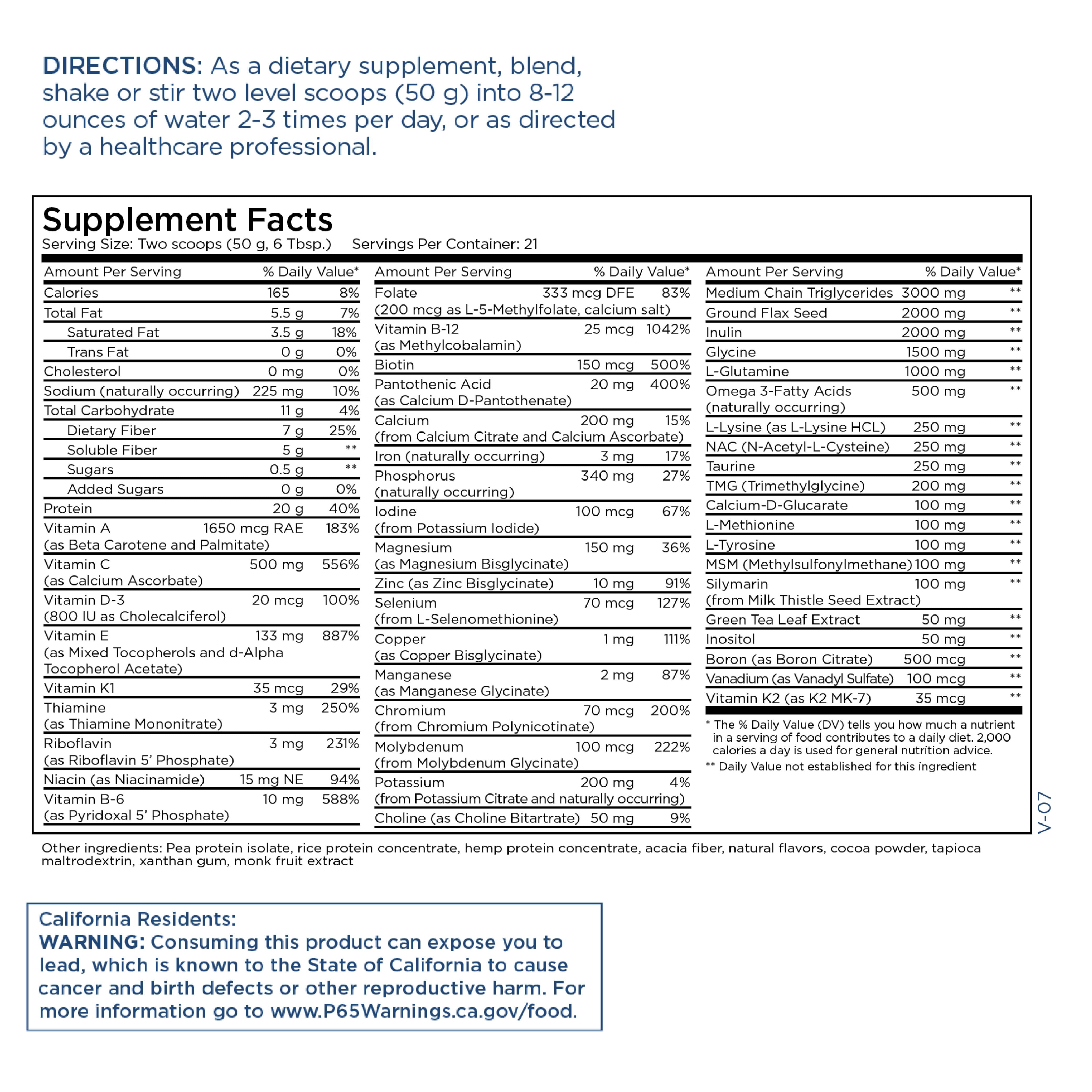 Metabolic Maintenance® - Metabolic Detox® Complete Chocolate