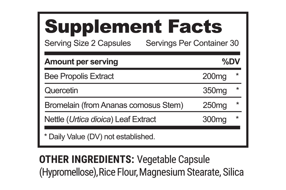 Propolis Sinus Support 60 Capsules