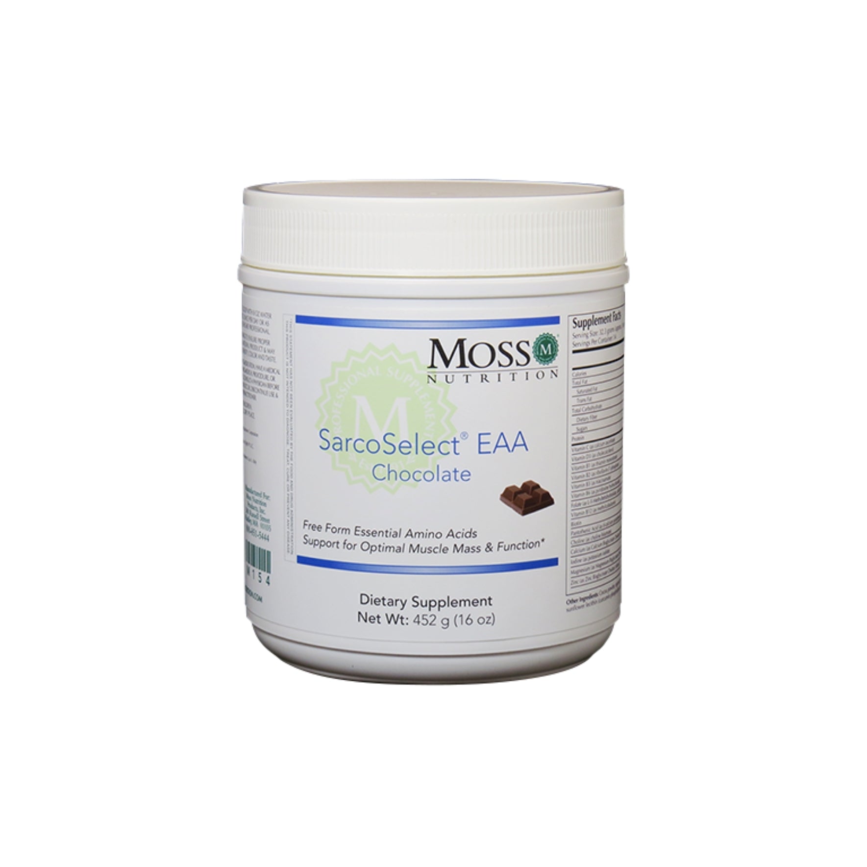 SarcoSelect EAA Chocolate essential amino acid supplement