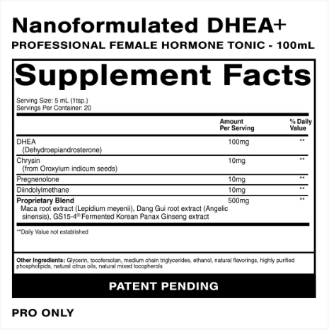 QUICKSILVER Nanoformulated DHEA+ 3.38 fl oz