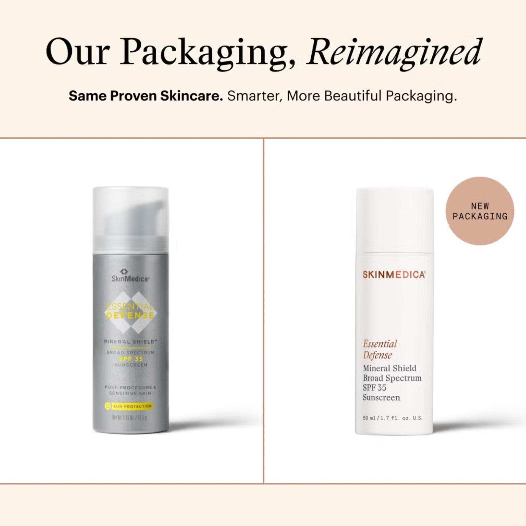 SkinMedica Essential Defense Mineral Shield Broad Spectrum SPF 35 Sunscreen