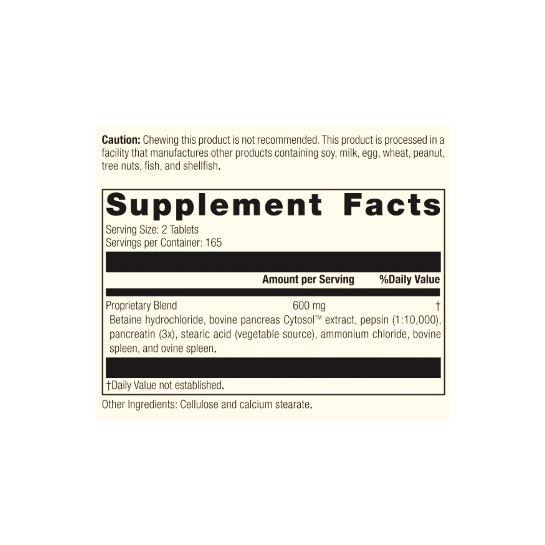 Standard Process Zypan 330 Tablets